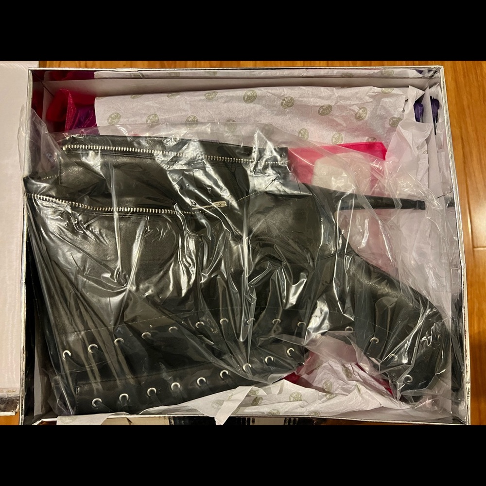 Thigh high boots- never worn